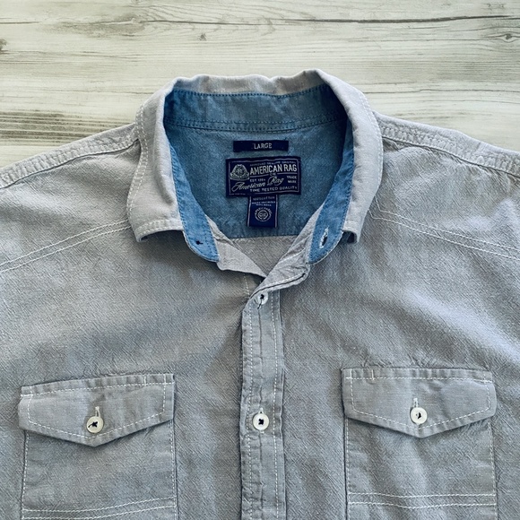American Rag Button Up Shirt - Picture 3 of 6